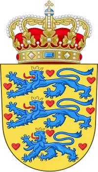 Escudo de Dinamarca (siglo XII).