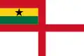 Bandera naval de Ghana