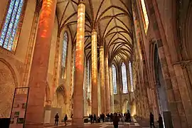 Interior de la iglesia de los Jacobinos