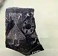Fragmento de cerámica con figuras humanas