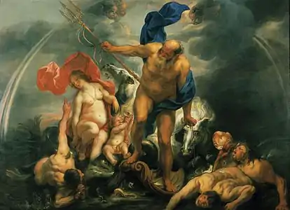 Neptuno y Anfitrite, de Jordaens (1644).