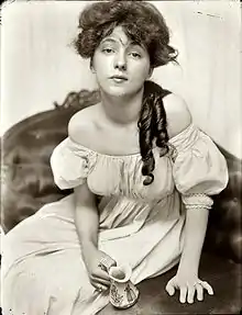 Gertrude Käsebier: Miss N, retrato de Evelyn Nesbit (1903)