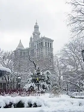 Desde el City Hall Park.