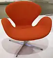 Silla Swan, por Arne Jacobsen