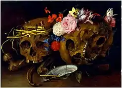 Vanitas (c. 1680), de Nicolaes van Verendael, Musée des Beaux-Arts de Caen