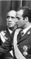 Nicolás Cotoner y Cotoner (al fondo) el 22 Nov de 1975, dia de la proclamación de Juan Carlos I en las Cortes Españolas.