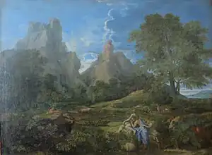 Paisaje con Polifemo, de Nicolas Poussin