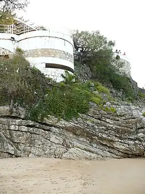 Nido de ametralladoras de la Guerra Civil en Cantabria en Piquío (Santander)