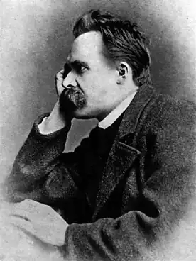 Gustav Adolf Schultze: Friedrich Nietzsche (1882), fotografía.