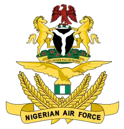 Escudo de armas de la Fuerza Aérea Nigeriana.