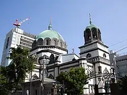 Catedral de la Santa Resurrección (1884-1891) de Tokio (en japonés: Nicorai-do, construida por Nicolás de Japón).