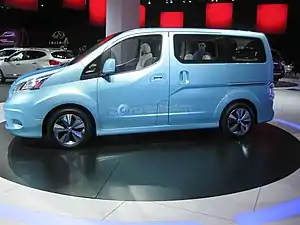 e-NV200 en enero de 2012