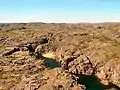 Nitmiluk desde el aire (probablemente la sexta garganta).