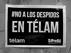 No a los despidos en TELAM 03