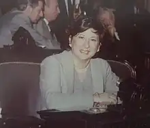 Autora de la "ley de apellido", la que indica la no obligatoriedad por parte de la mujer casada, del uso del apellido del marido.