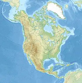 Trinchera de las Montañas Rocosas ubicada en América del Norte