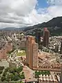 Vista en picada desde la Torre Colpatria