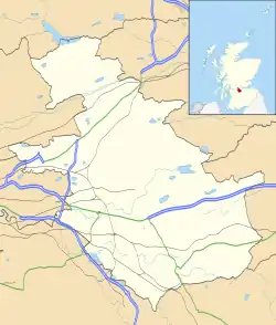 Wishaw ubicada en North Lanarkshire