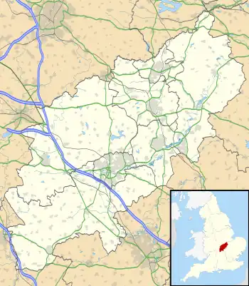 Corby ubicada en Northamptonshire