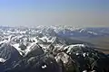 El Absaroka Gama de Montana.