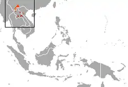 Distribución de N. leucogenys