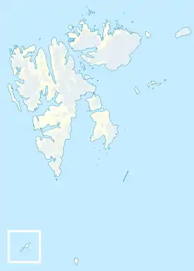 Newtontoppen ubicada en Svalbard