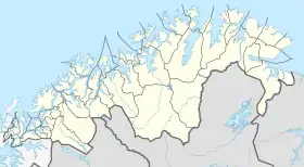 Astafjorden ubicada en Troms og Finnmark