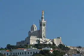 Basílica de Notre-Dame de la Garde de Marsella (1853-1864)