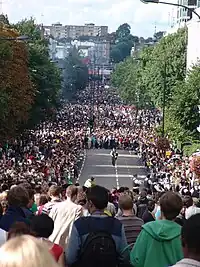 Carnaval de Notting Hill de 2006 a su paso por Ladbroke Grove