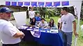 Stand del partido Nuestro Pueblo