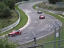 La pista cercana de Nürburgring