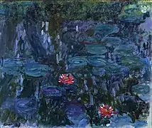 Nymphéas reflets de saule (Ninfeas y reflejos de sauce) (1916-19)