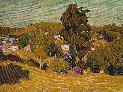 Yellow landscape, 1892 (The Tate, London)