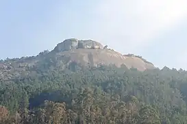 El castillo de Cans, a 358 m de altitud.