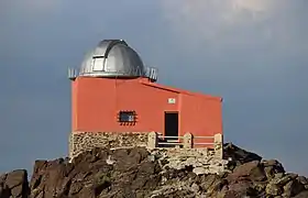 El antiguo observatorio del Mojón del Trigo.