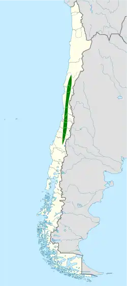 Distribución geográfica de la chiricoca