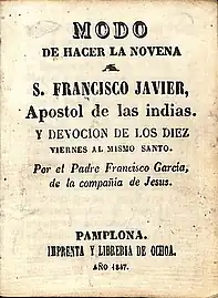 Folleto piadoso en dieciseisavo (1847)