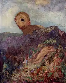 Odilon Redon, Cíclope, 1914.