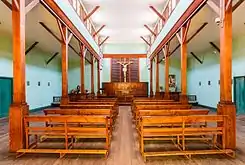 Interior de la iglesia.