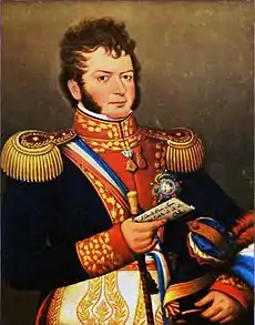 Bernardo O'Higgins en 1818