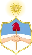 Viejo escudo de armas de la Provincia de Jujuy