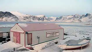 Antiguo puerto de la Bahía de Hudson en Pangnirtung.