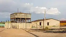 Tanque de agua para los ferrocarriles.