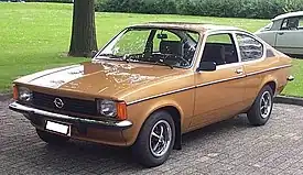 Opel Kadett C Coupé Fastback (1974).