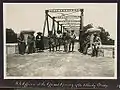 Entrada original del puente en 1918.