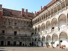 Arcadas del castillo Opočno.