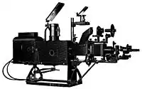 Proyector convertible Balopticon Bausch & Lomb (c. 1913).