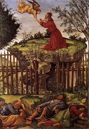 Sandro Botticelli: Oración del Huerto