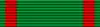 green ribbon with red stripe of Order of the Osmanie lenta