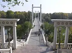 Puente que cruza el río en Oremburgo